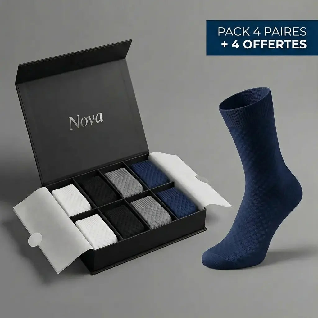 Chaussettes Mi-Hautes Nova En Bambou Premium