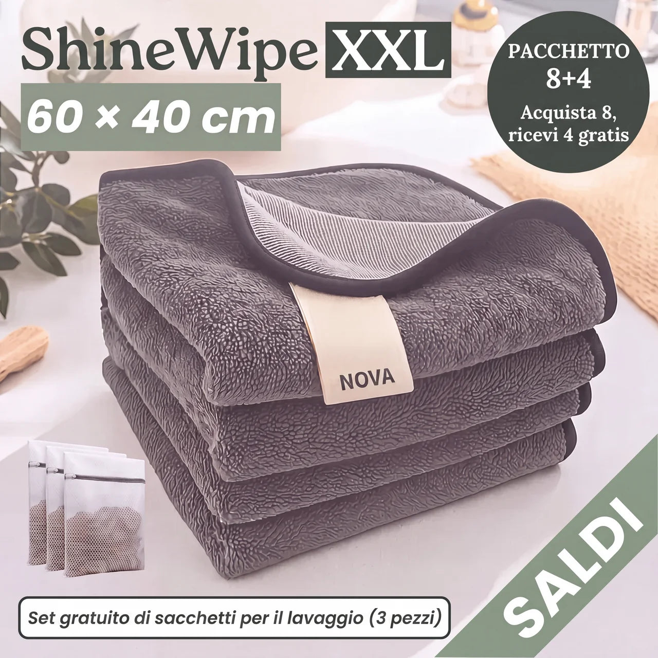 ShineWipe – Il preferito della Svizzera XXL (60×40 cm)