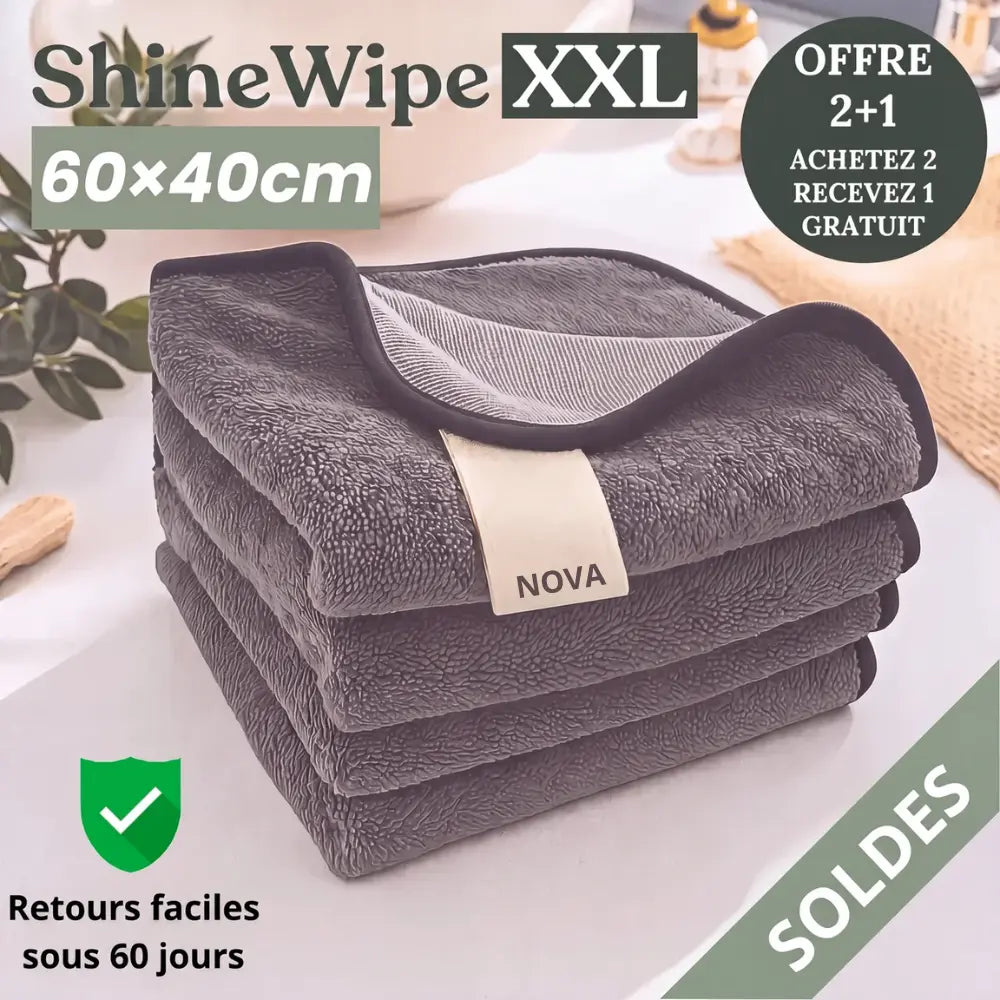 ShineWipe – Le favori Suisse XXL (60×40cm)