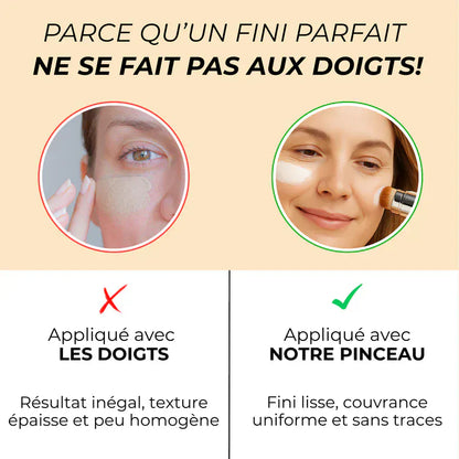 Fond de teint 2 en 1 avec pinceau intégré 2.0