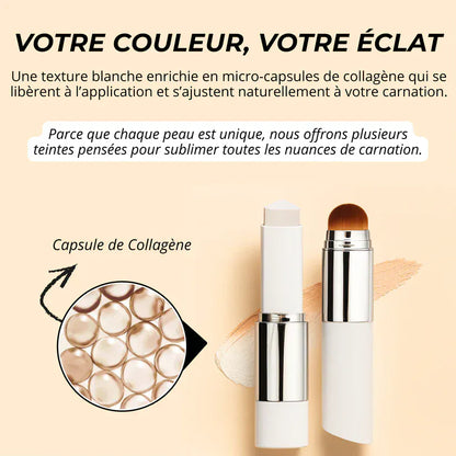 Fond de teint 2 en 1 avec pinceau intégré 2.0