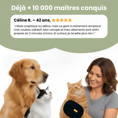 Nova Gant Anti-Poils Réutilisable & Écologique