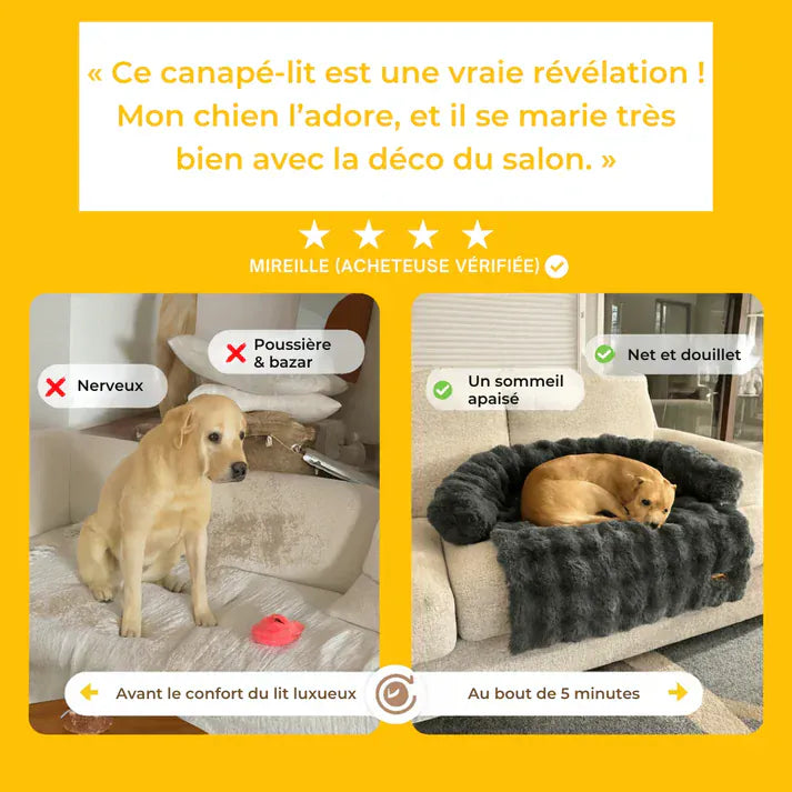Canapé-lit de luxe Nova – Le refuge douillet préféré de votre animal