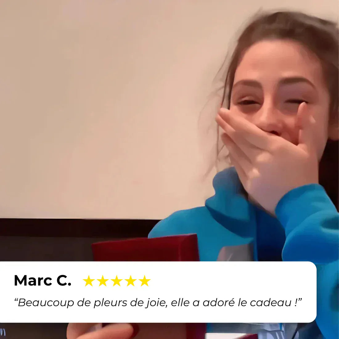 À MA FILLE - Collier & Message
