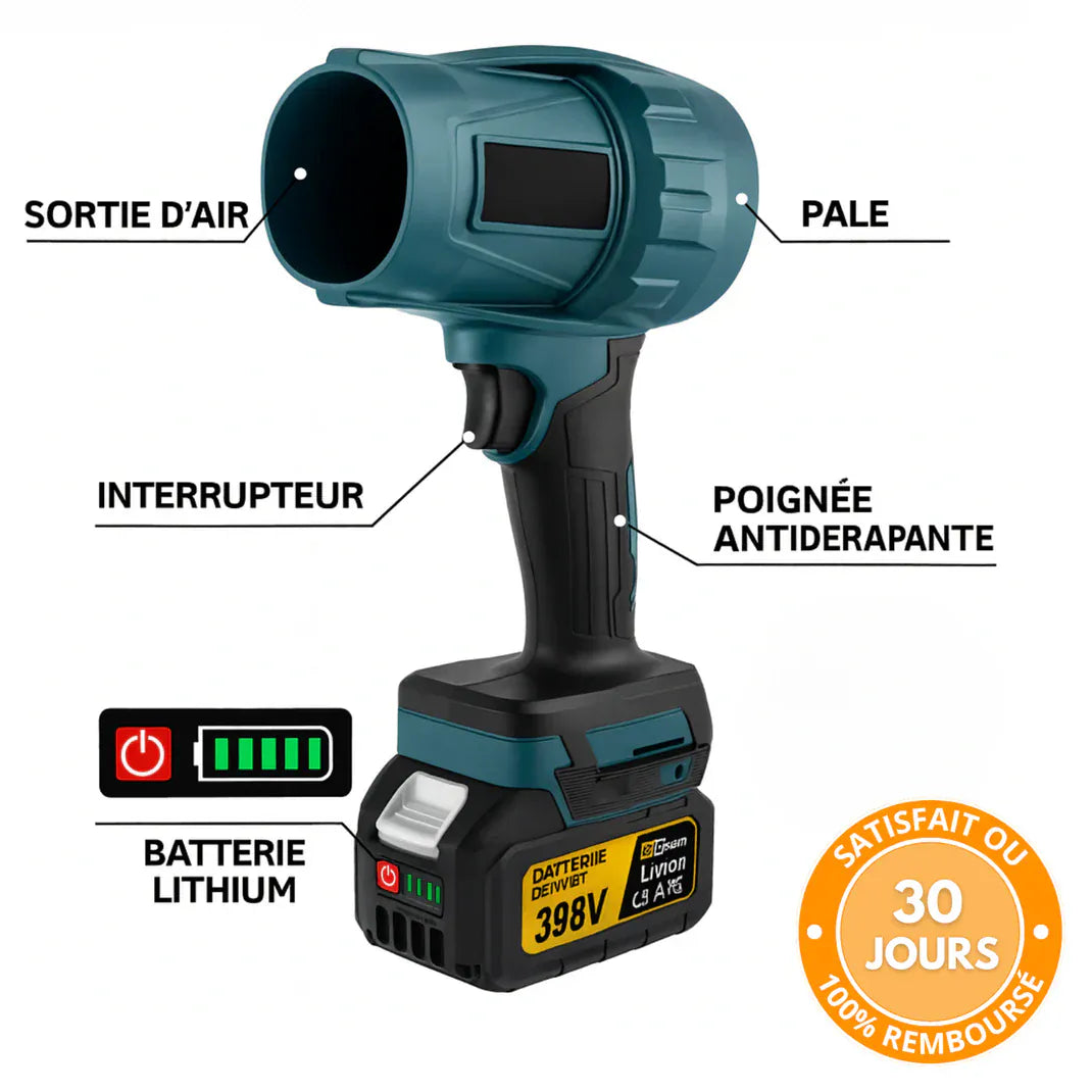 Souffleur Sans Fil Puissant – Compact, Léger et Ultra Performant