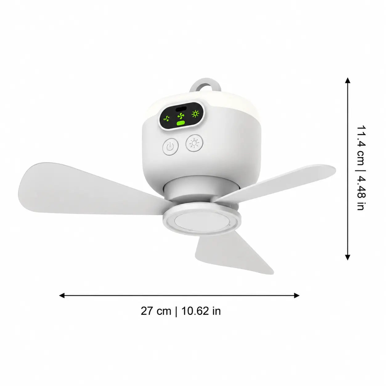 Ventilateur de plafond télécommandé avec veilleuse