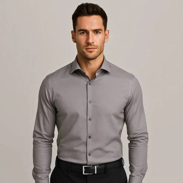 Chemise Infroissable à Coupe Ajustée