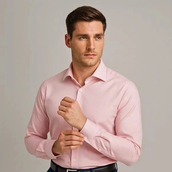 Chemise Infroissable à Coupe Ajustée