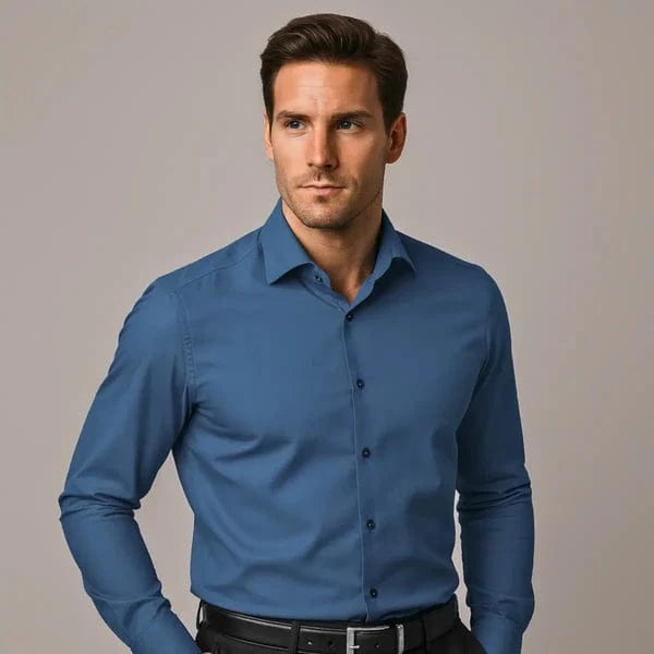 Chemise Infroissable à Coupe Ajustée