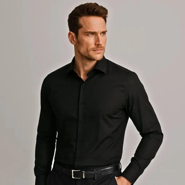 Chemise Infroissable à Coupe Ajustée