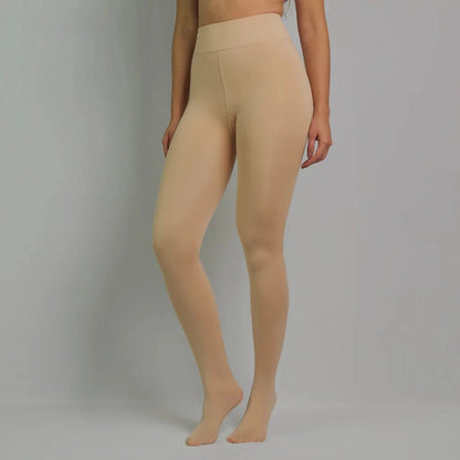 Collant Polaire Effet Transparent