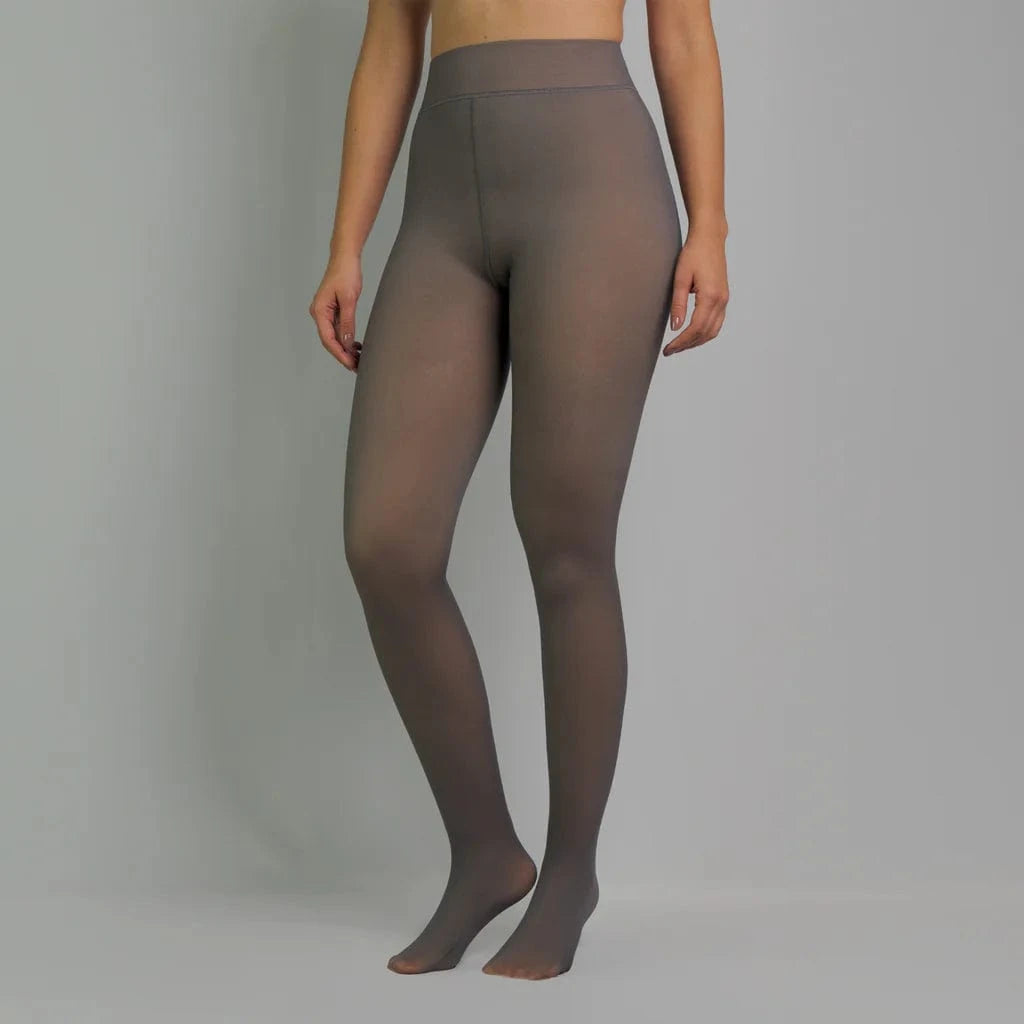 Collant Polaire Effet Transparent