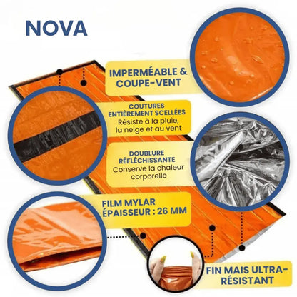 Sac de Nova - Le sac de couchage d'urgence compact