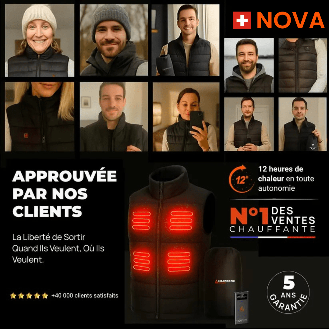 Nova Doudoune Gilet Chauffant