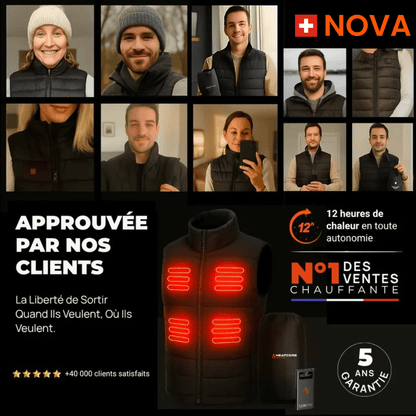 Nova Doudoune Gilet Chauffant