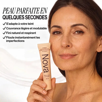 Fond de teint changeant de couleur Nova
