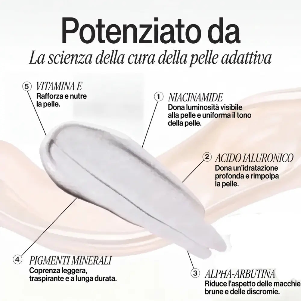 Fondotinta che cambia colore Nova