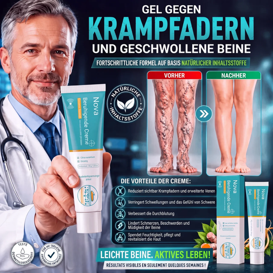 Gel gegen Krampfadern und geschwollene Beine