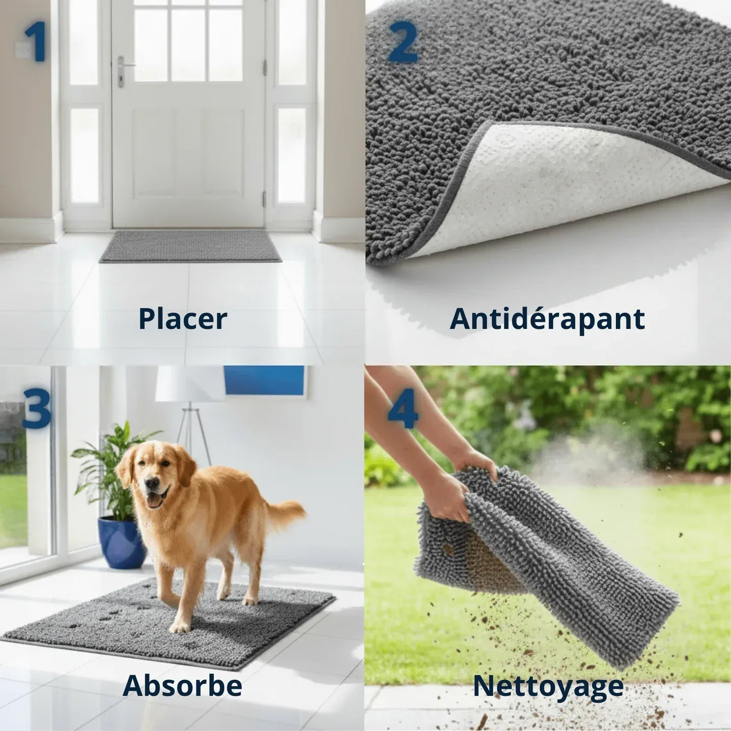 Tapis ultra-absorbant CleanNova