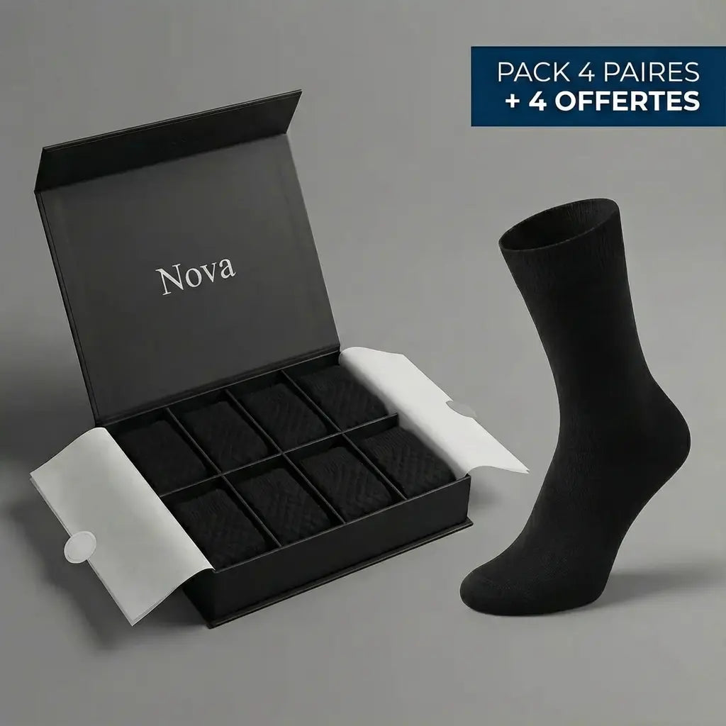 Chaussettes Mi-Hautes Nova En Bambou Premium