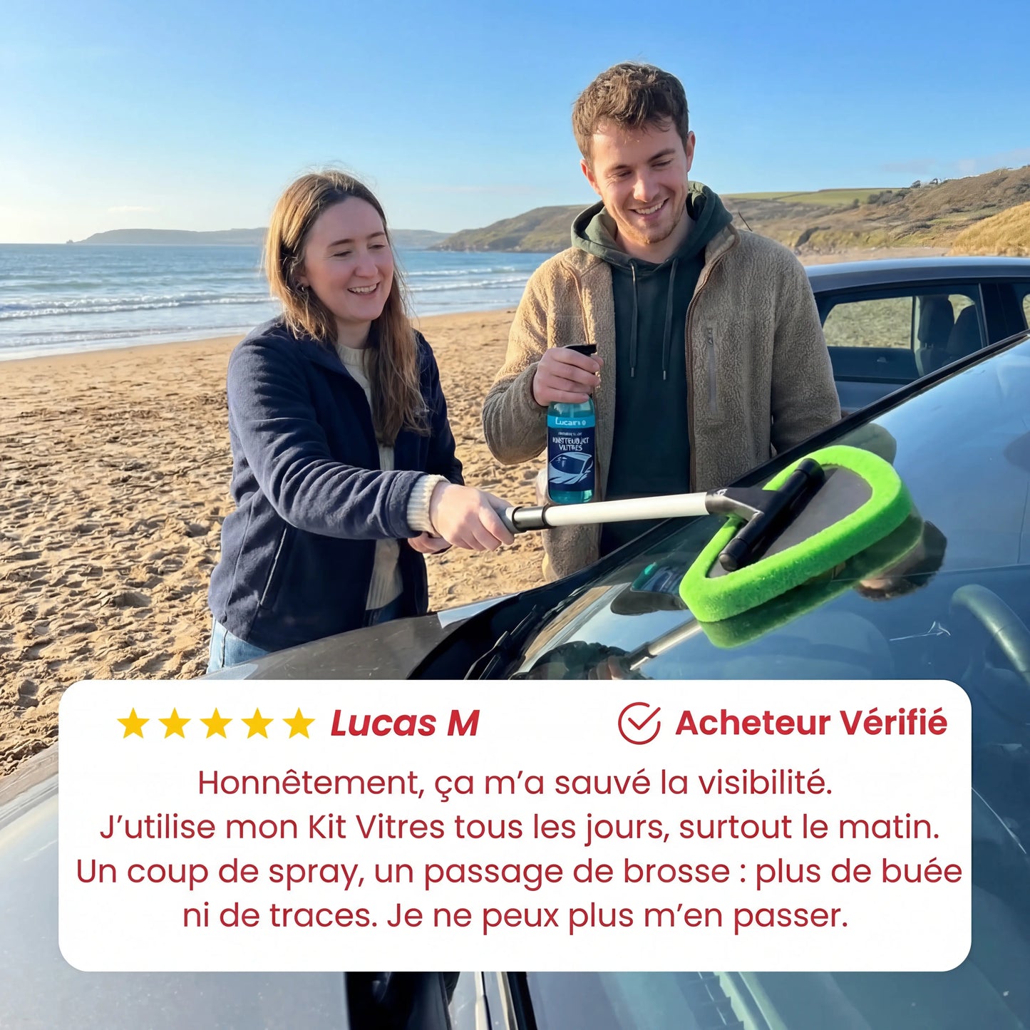 Nova - Kit de nettoyages pour Vitres