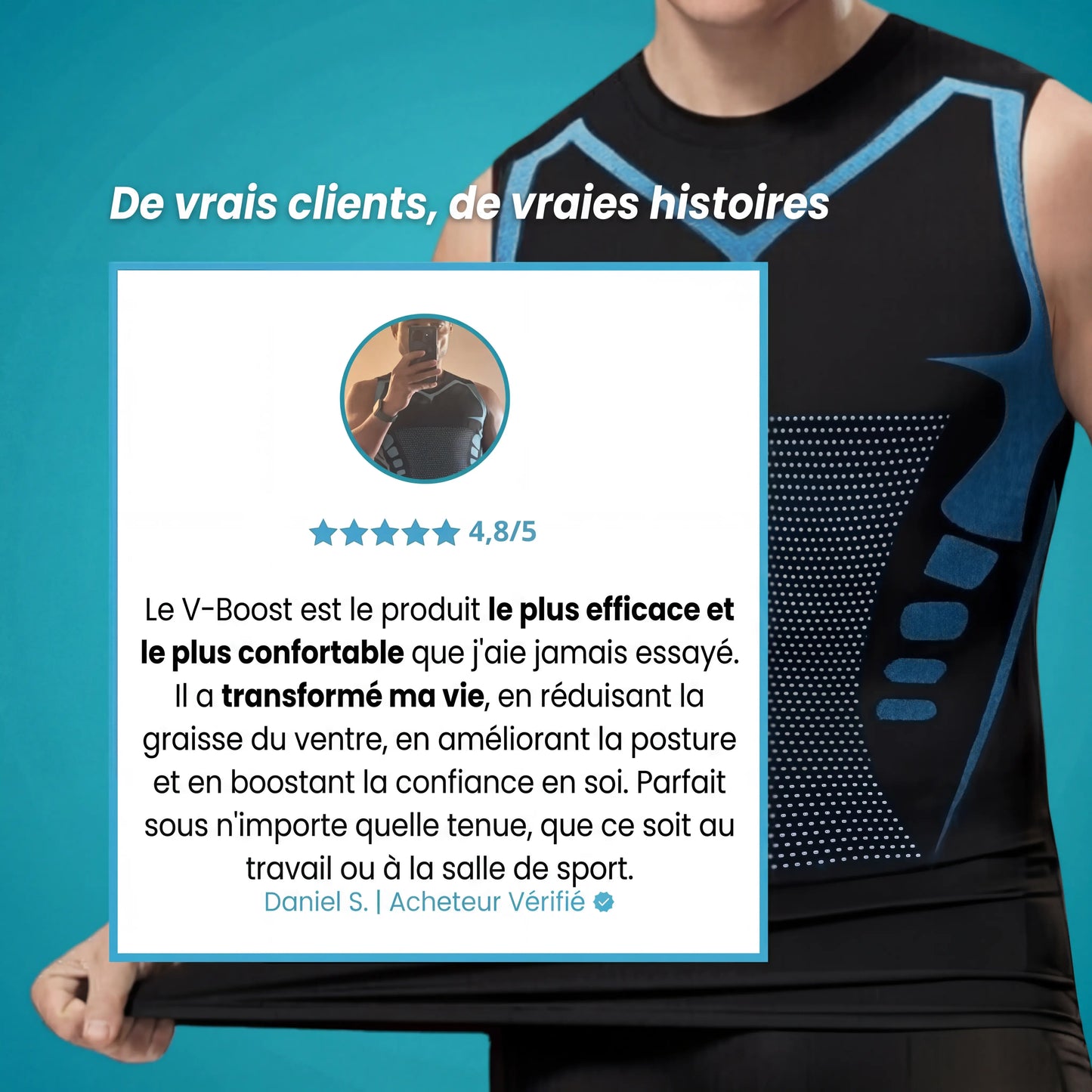 V-Boost v2 | Ressentez la Puissance de la Confiance, de l'Énergie et de la Force