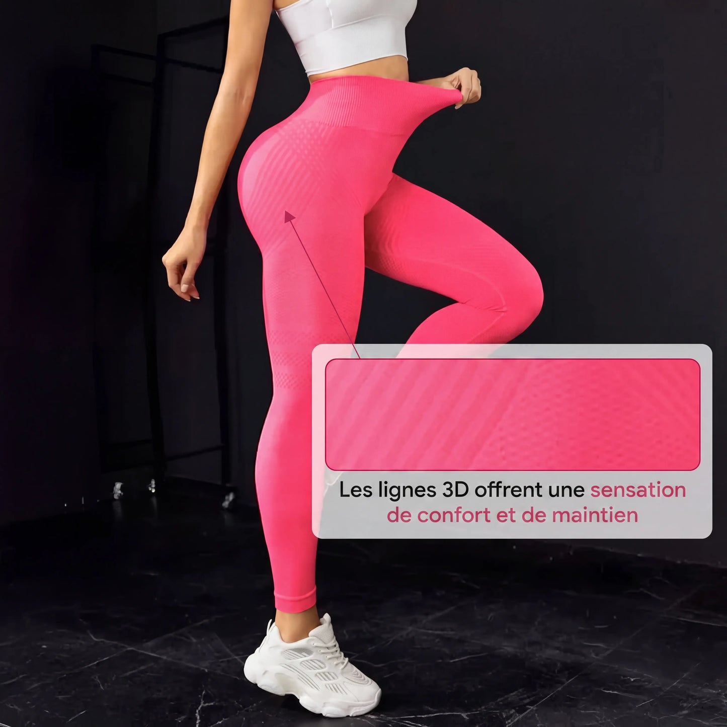 Legging 3D  –  Sculptant & Confort Quotidien
