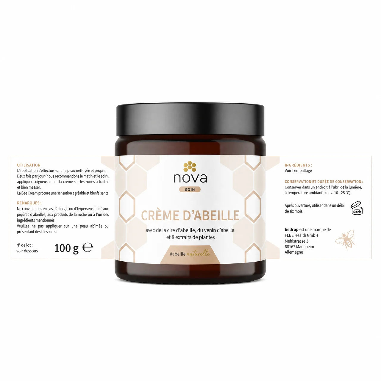 Crème d'abeille Cellulite