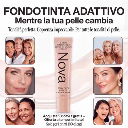 Fondotinta che cambia colore Nova