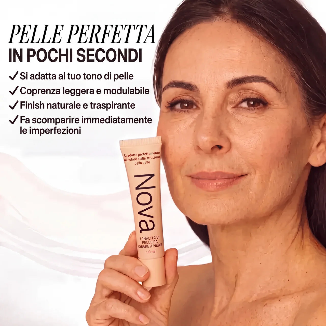 Fondotinta che cambia colore Nova