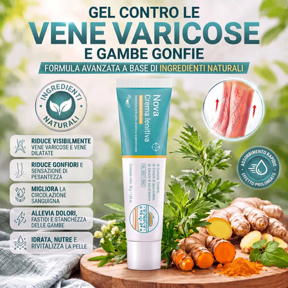 Gel contro le vene varicose e le gambe gonfie