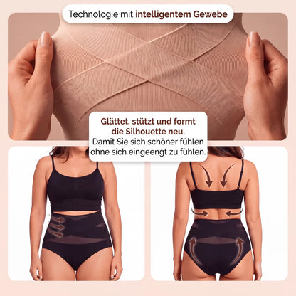 Hochtaillierte formende Unterhose