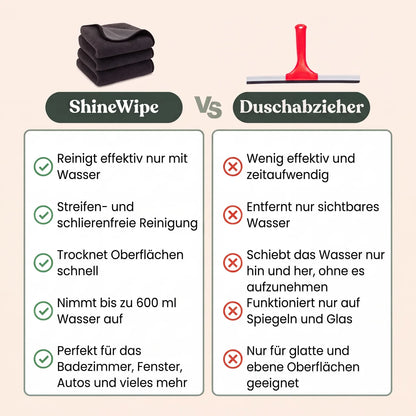 ShineWipe – Der Schweizer XXL-Favorit (60×40cm)