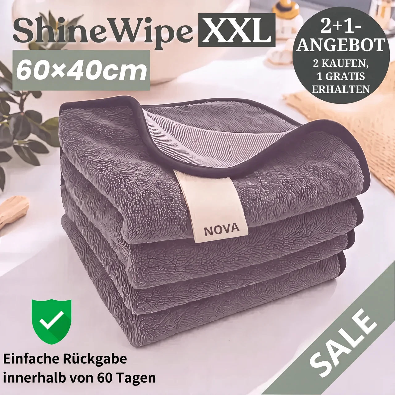 ShineWipe – Der Schweizer XXL-Favorit (60×40cm)