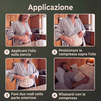 Kit detox con olio di ricino