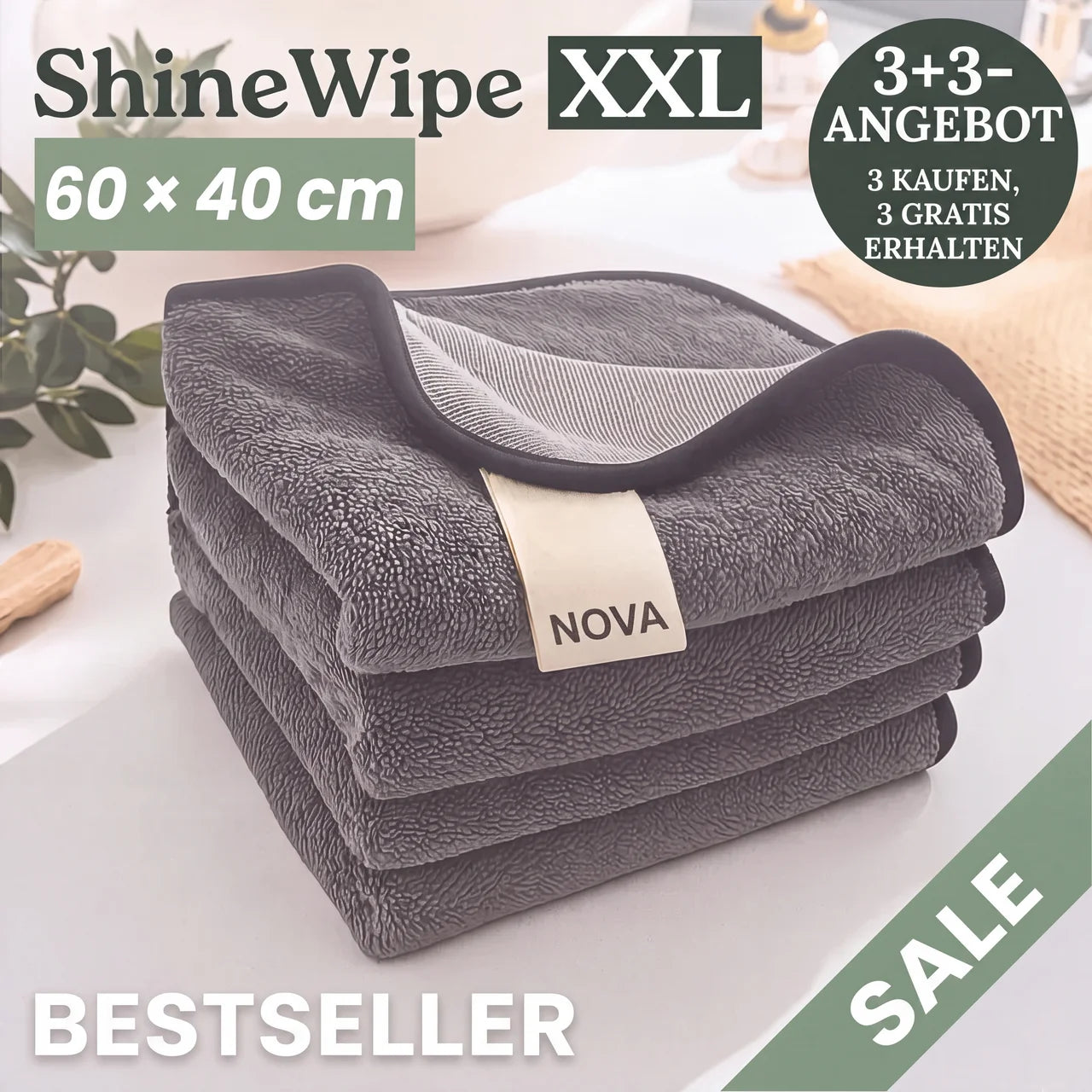 ShineWipe – Der Schweizer XXL-Favorit (60×40cm)