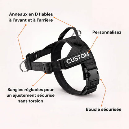 Harnais pour chien anti-traction Nova