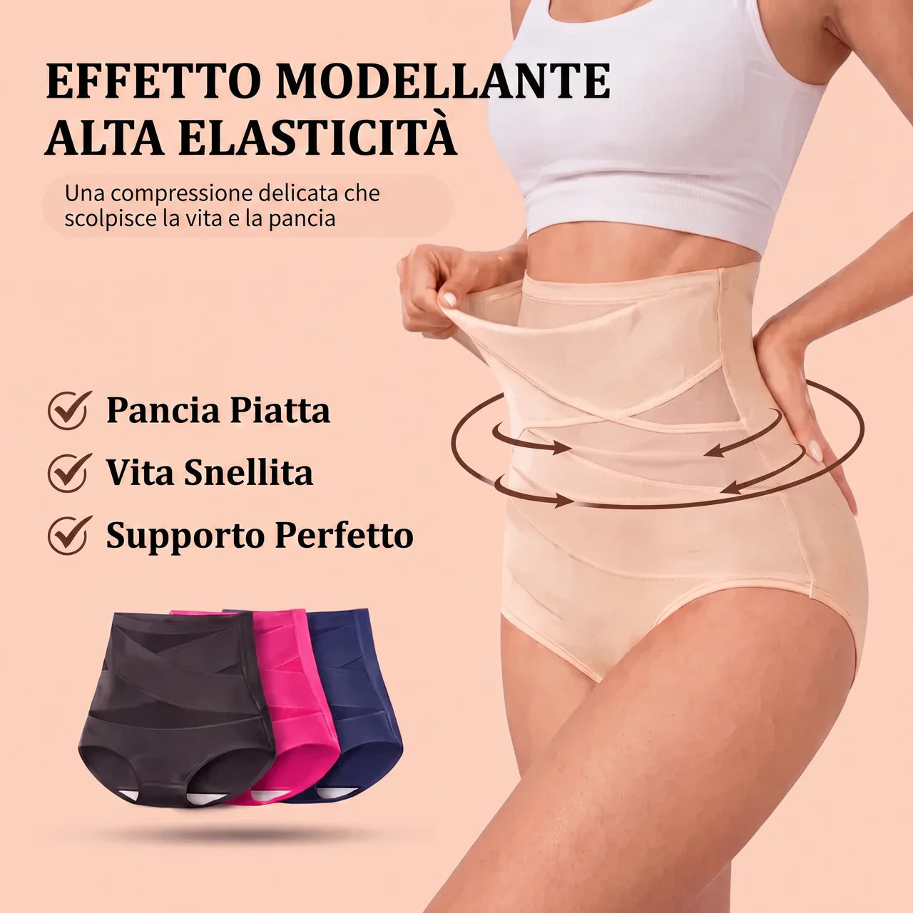 Mutandina Modellante a Vita Alta