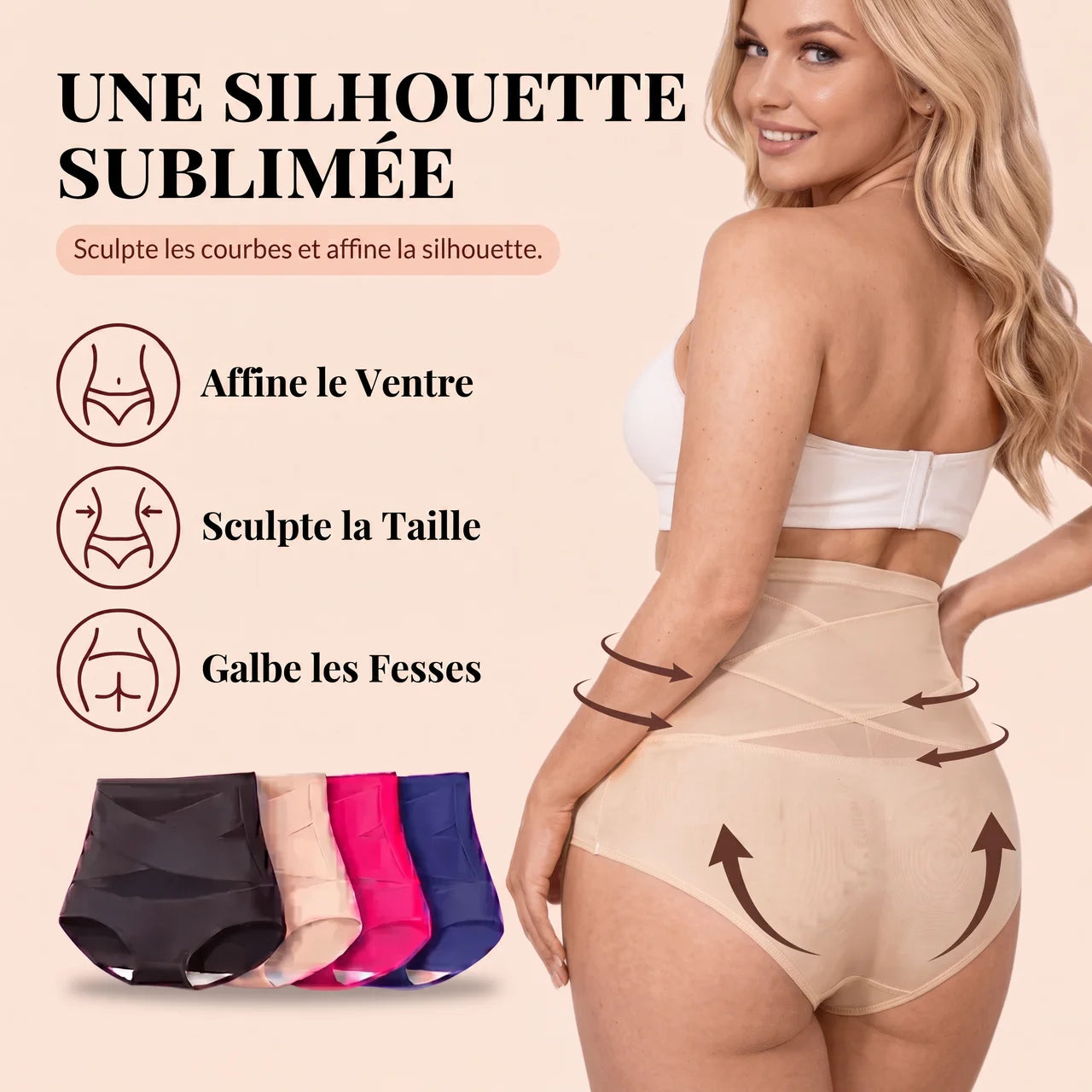 Culotte Gainante Taille Haute