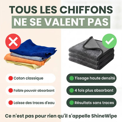 ShineWipe – Le favori Suisse XXL (60×40cm)
