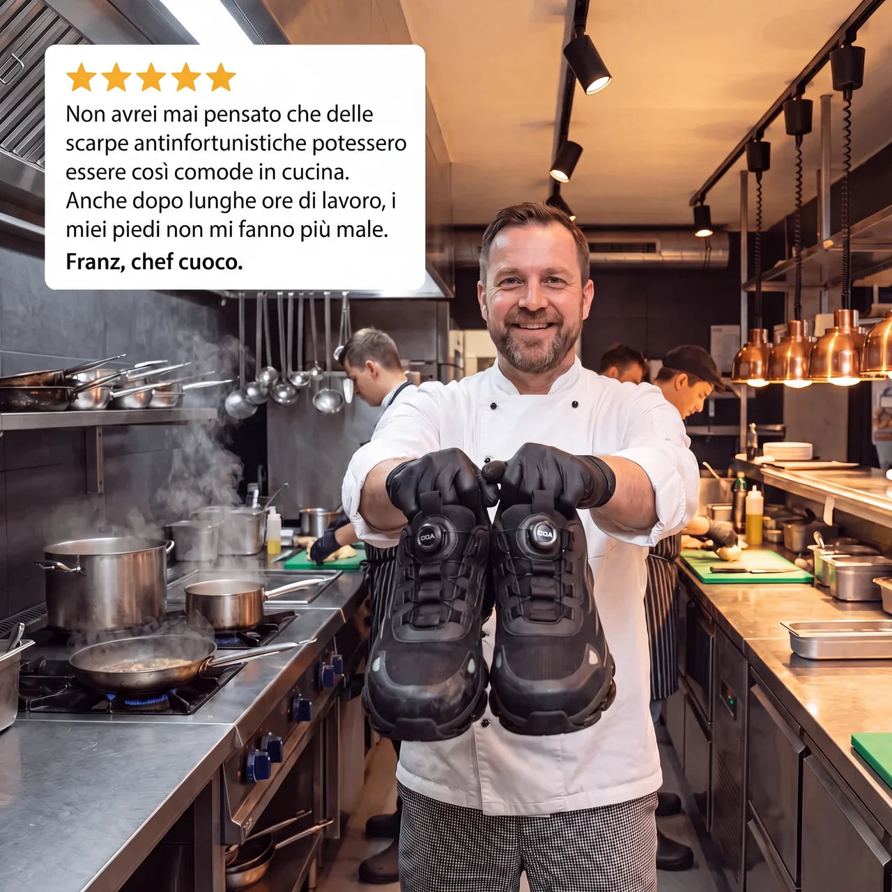 1+1 GRATIS: BLITZ S3 Pro – Comfort per le lunghe giornate di lavoro in cucina