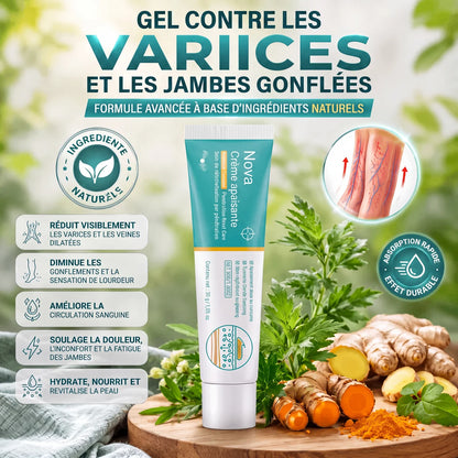 Gel contre les varices et les jambes gonflées
