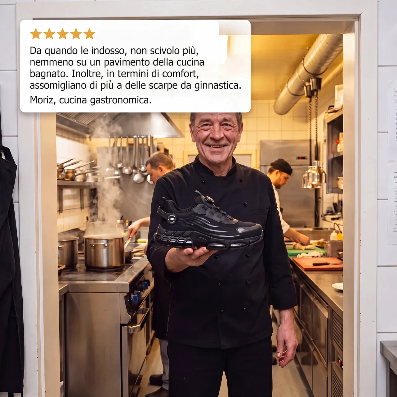 1+1 GRATIS: BLITZ S3 Pro – Comfort per le lunghe giornate di lavoro in cucina
