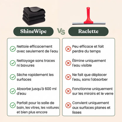 ShineWipe – Le favori Suisse XXL (60×40cm)
