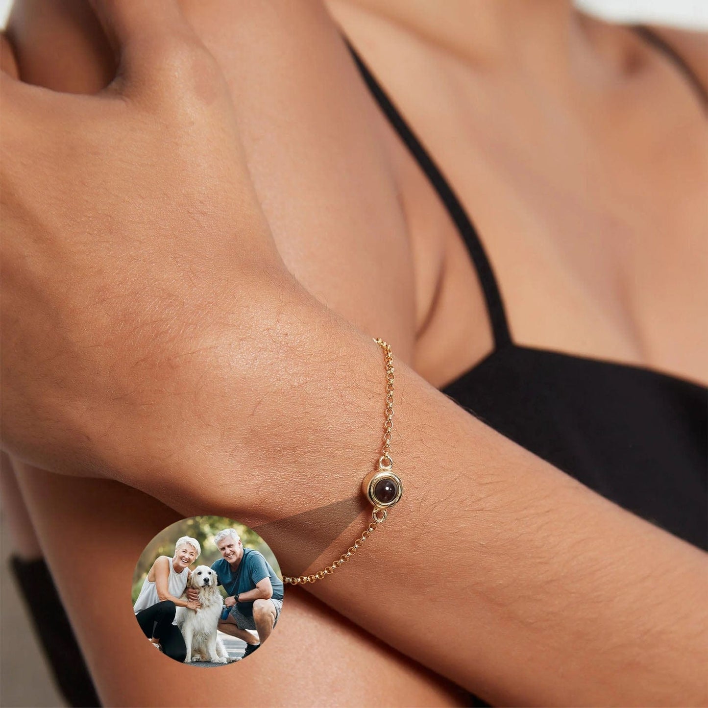 Bracelet Echo du Temps avec Photo Personnalisée