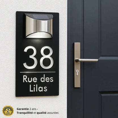 Plaque d'adresse personnalisée