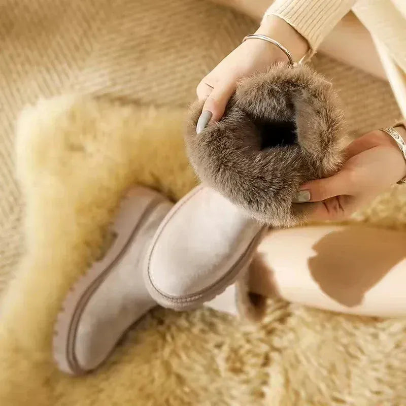 Bottines d’hiver ultra-douces et confortables