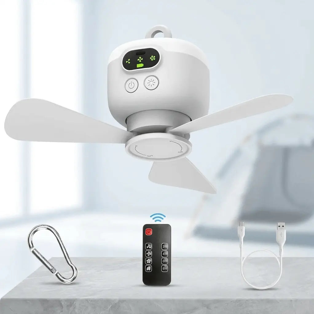 Ventilateur de plafond télécommandé avec veilleuse