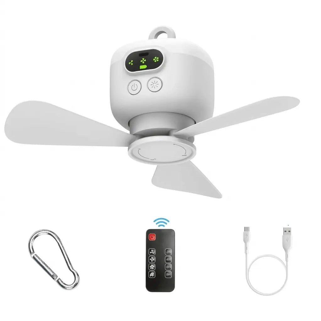 Ventilateur de plafond télécommandé avec veilleuse