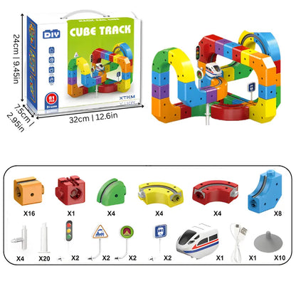 Circuit de Train 3D Éducatif